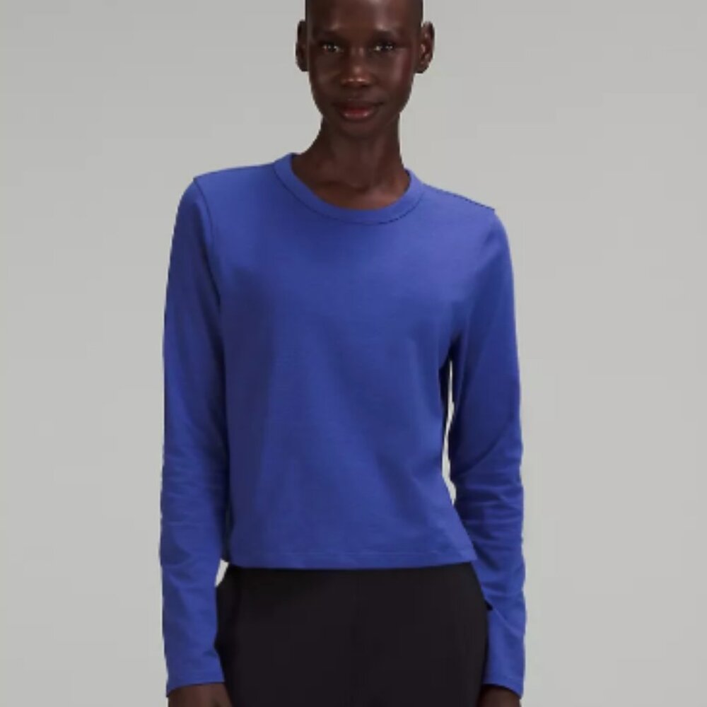 Lululemon Classic Fit Cotton Blend Long Sleeve size 8